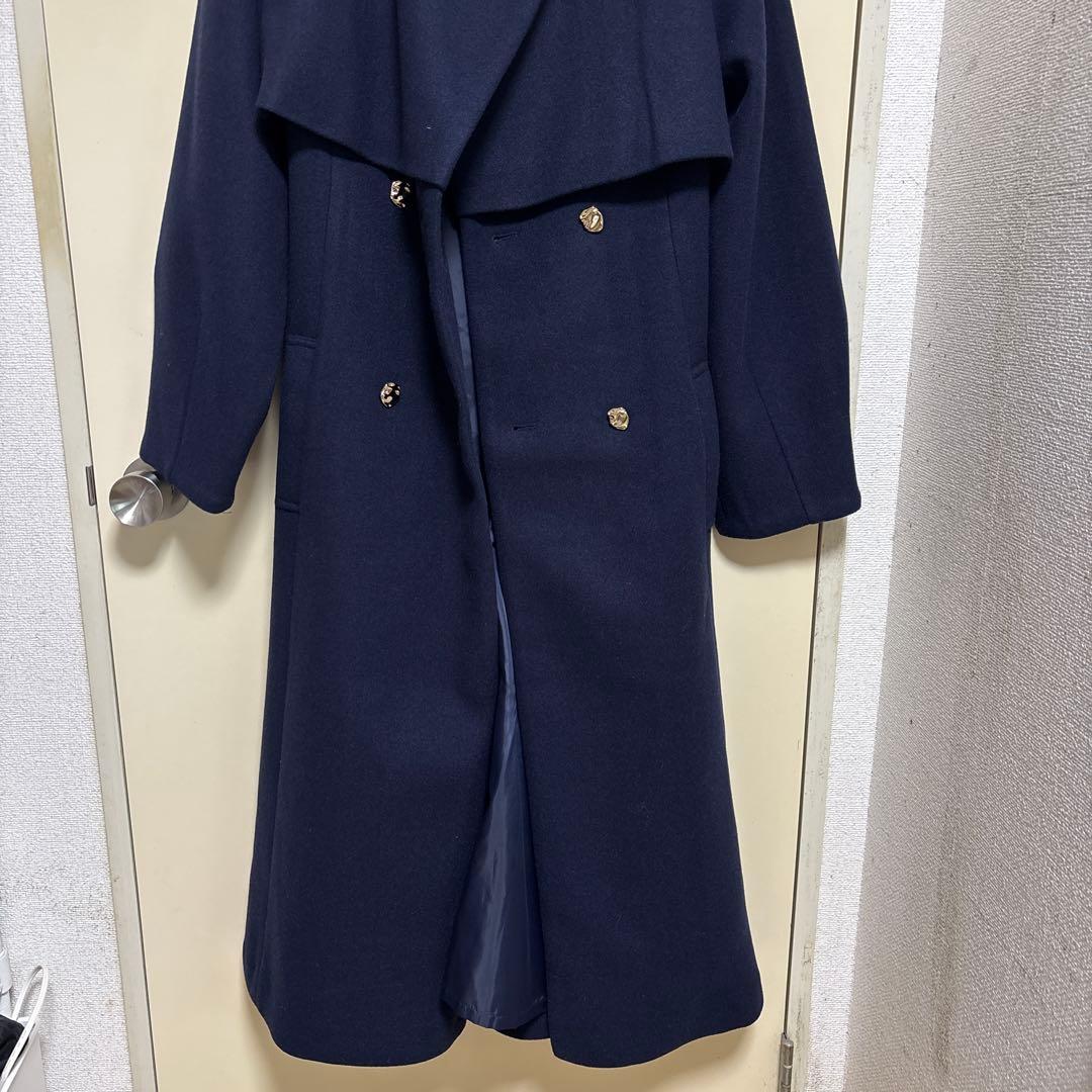 dazzlin 2WAYカラーレディコート ネイビー M