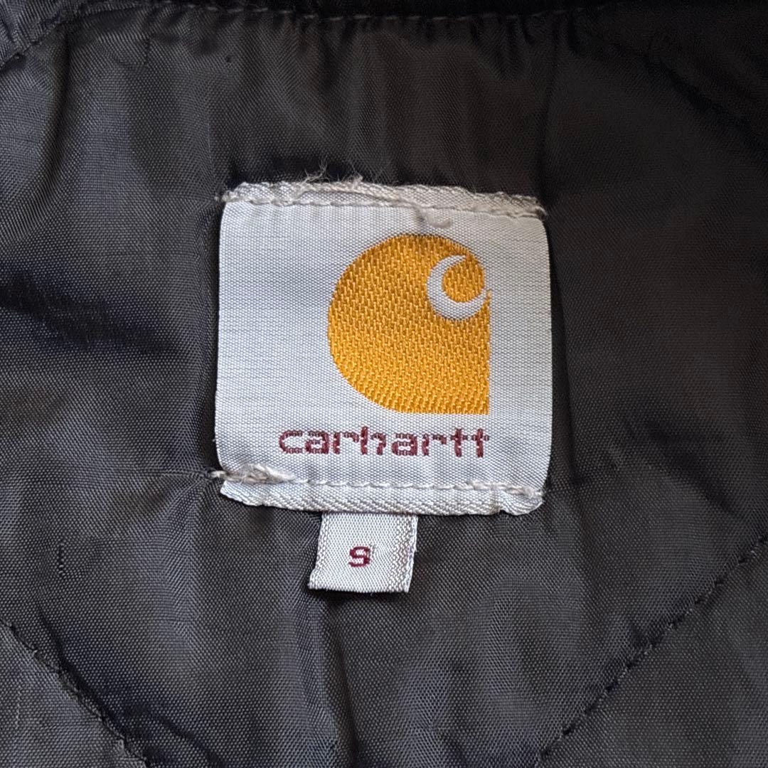 carhartt 【S】ダックベスト 中綿 キルティング グレー フェード