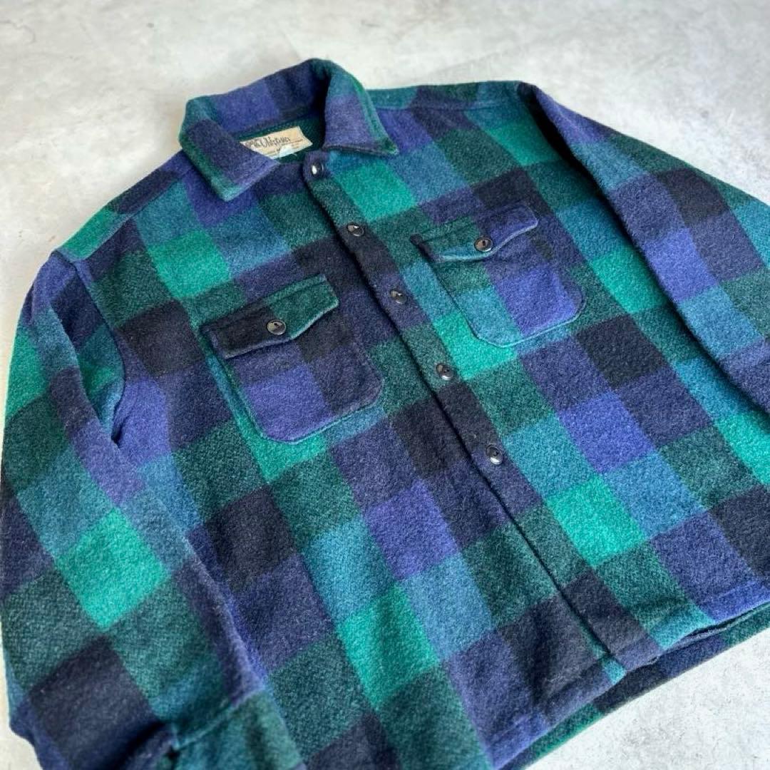 50s 60s CHIPPEWA WOOLENS ブロックチェック