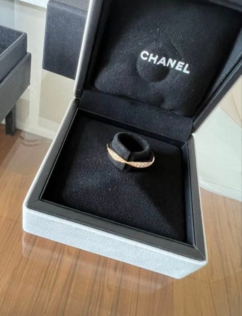 CHANEL カメリア ハーフエタニティリング　J10836#49