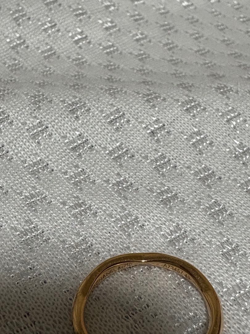 CHANEL カメリア ハーフエタニティリング　J10836#49
