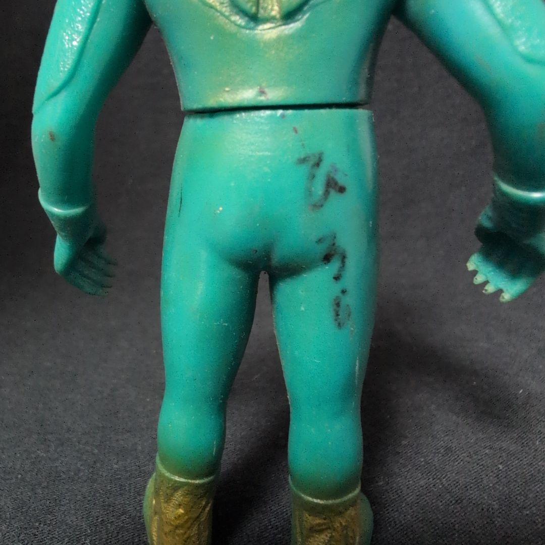 昭和レトロ　当時物　鉄人タイガーセブン　カッパ原人　ソフビ　ジャンク