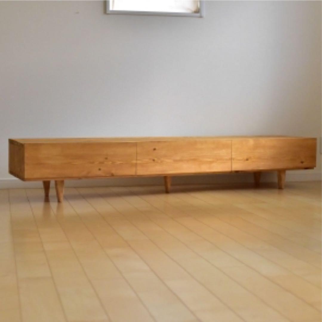 あん　天然木　テレビボード　180 オーク色