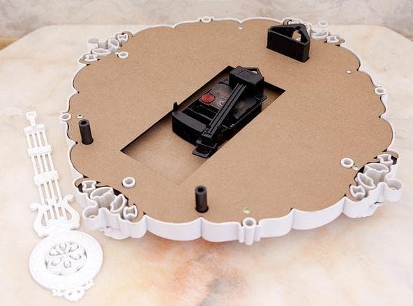 壁掛け時計 ウォールクロック サンタ マリア ホワイト LS-B8216S-WH