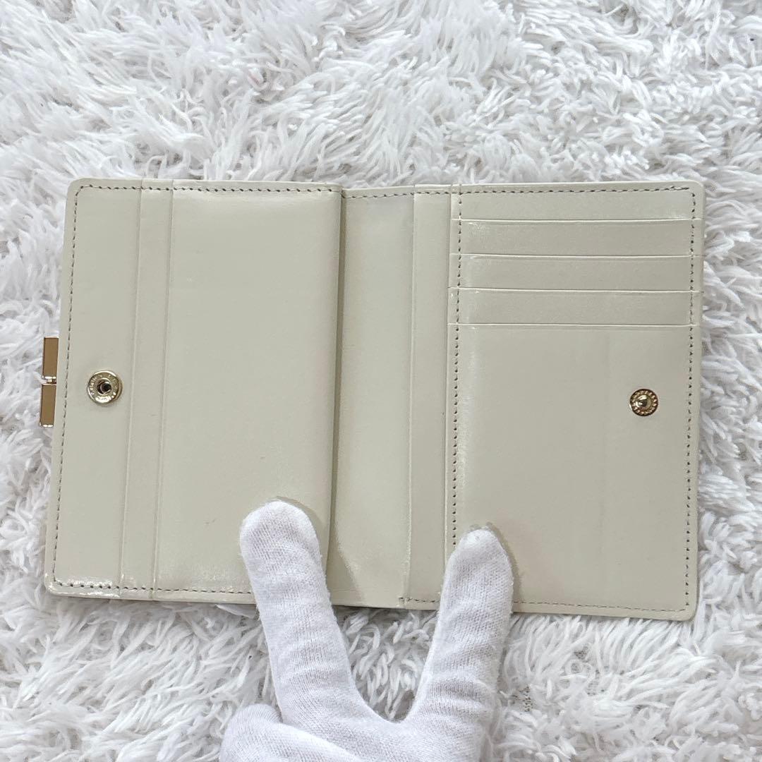 文庫屋大関 二つ折り財布 ロカイユ がま口 ベビーピンク 浅草 伝統工芸 本革