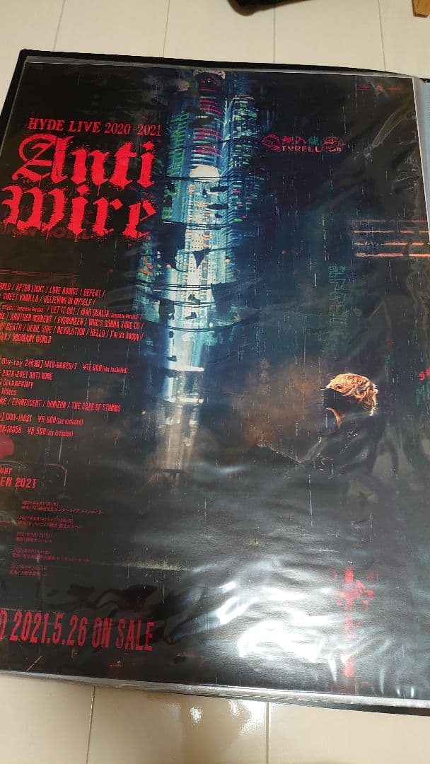 レア物 HYDE CD,Blu-ray DVD告知ポスター 12枚セット