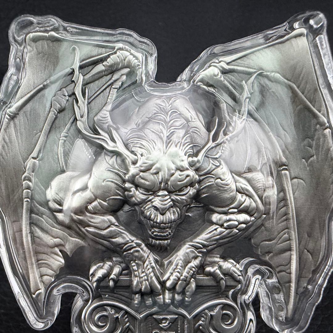 銀貨 ガーゴイル ハイレリーフ アンティーク 2オンス 2oz メダル 守護神