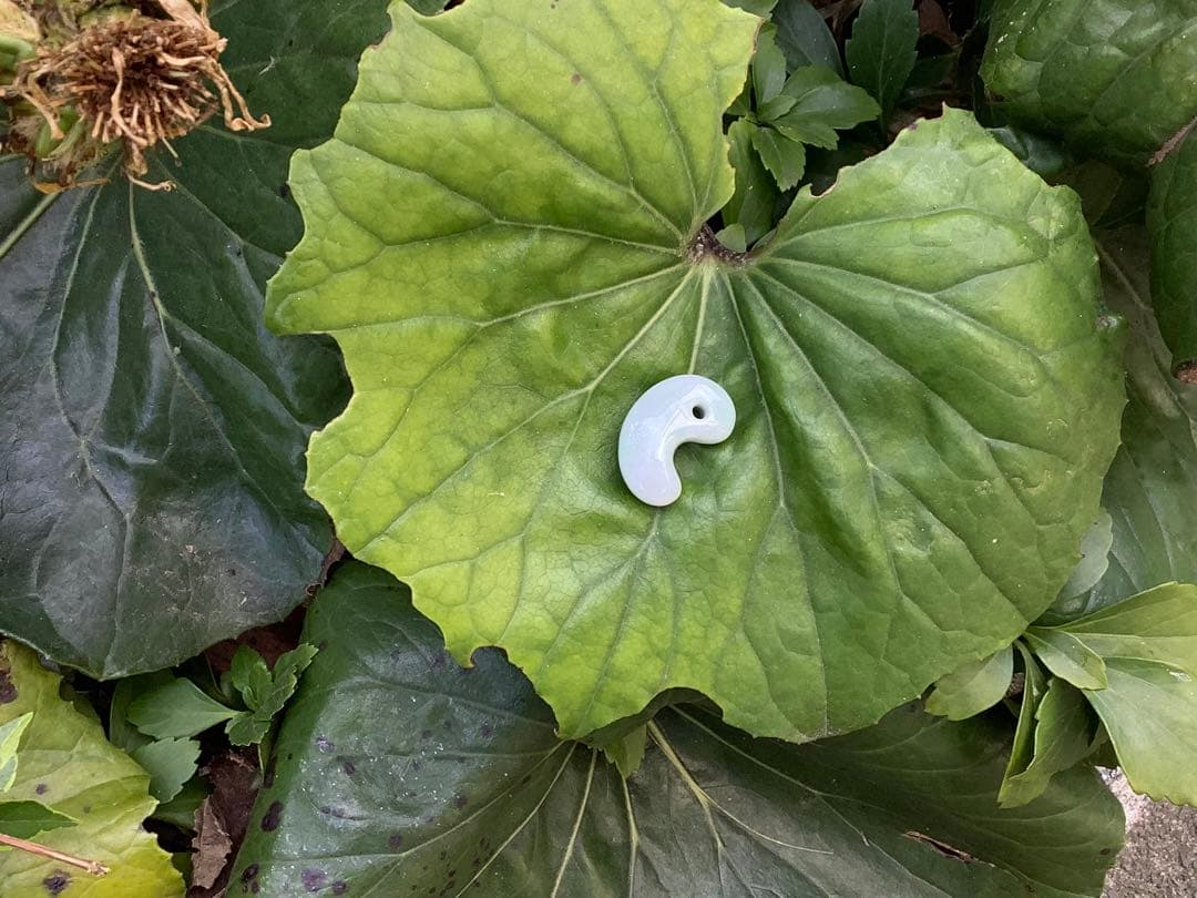 ✳お値段と品質に自信あり‼️糸魚川翡翠勾玉　本物ジェダイトをお身近に　機械鑑定付‼️