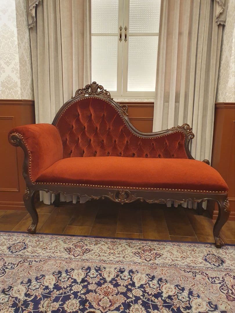 アンティーク ソファー 猫脚 シンフォニーシリーズ 1048-5F41B レトロ