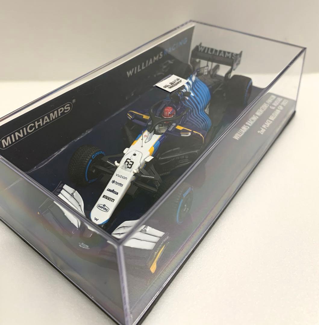 ミニチャンプス ウィリアムズ FW43B ジョージ・ラッセル ベルギーGP 2位