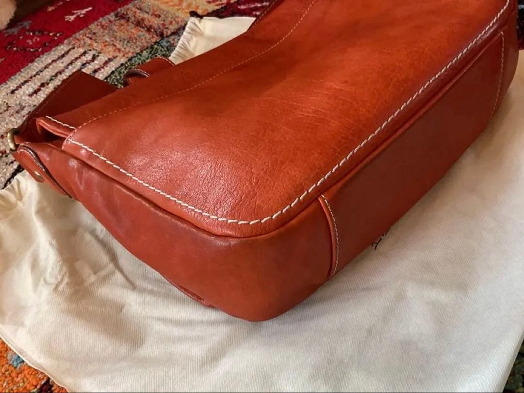 土屋鞄＃ショルダーバッグ＃オレンジ保存袋付き
