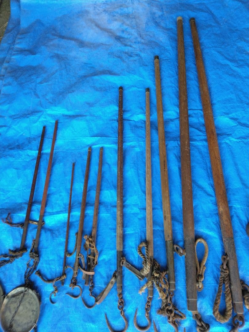 竿秤　棒秤　分銅秤　棒天秤　古民具　古道具　引き取り限定