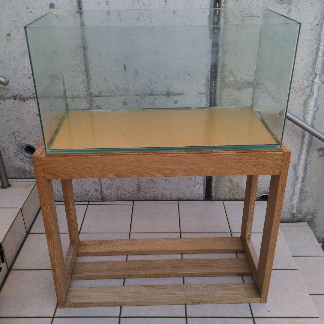 レグラス曲げガラス90cm水槽、水槽台 引取限定（神奈川）