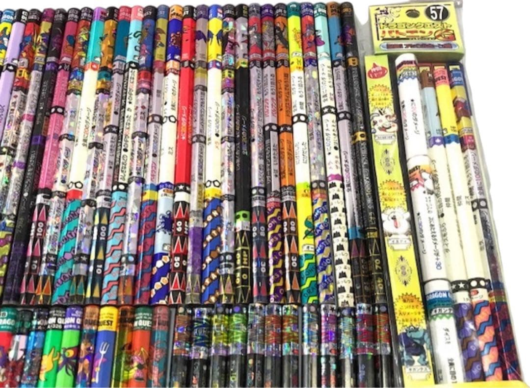 当時物　ドラゴンクエスト バトルえんぴつ　トータル100本以上　昭和レトロ
