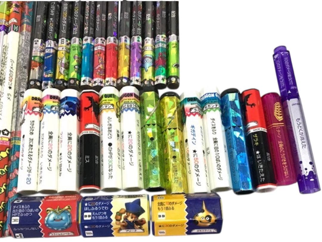 当時物　ドラゴンクエスト バトルえんぴつ　トータル100本以上　昭和レトロ