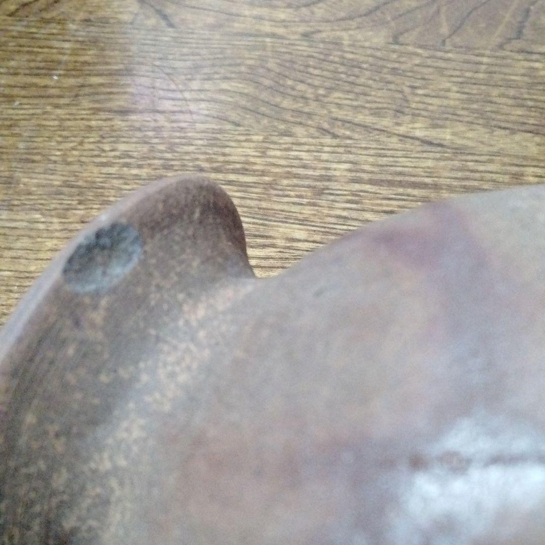 華道具 花器 火だすき　緋襷　陶器　花瓶 榮　銘