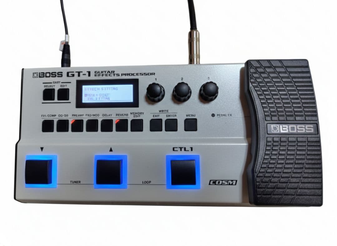 【美品・純正フルセット】BOSS GT-1 ギター用マルチエフェクター ホワイト