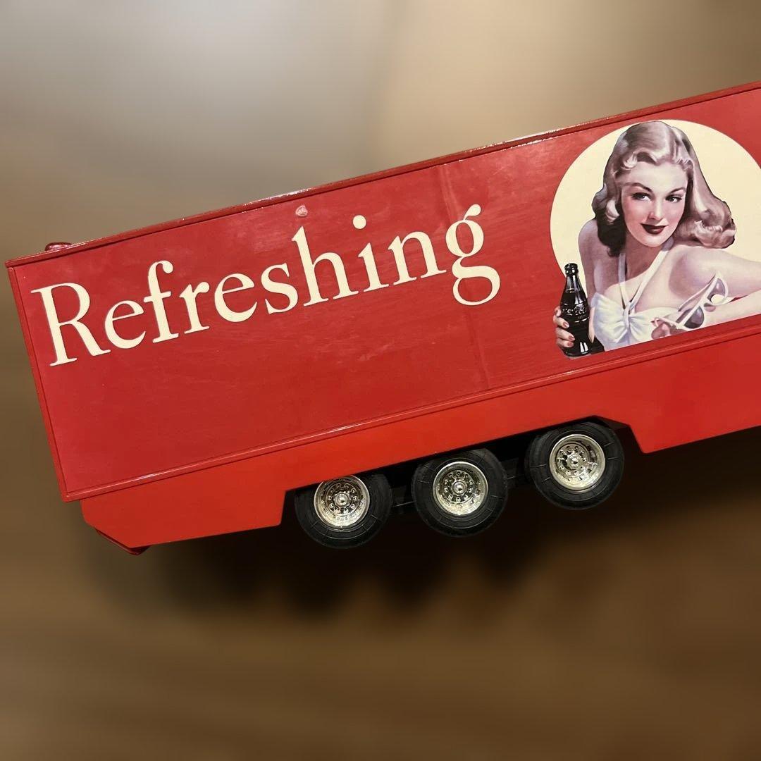 希少！　特大　コカコーラ　トレーラー　ラジコン　全長70cm 120周年記念品