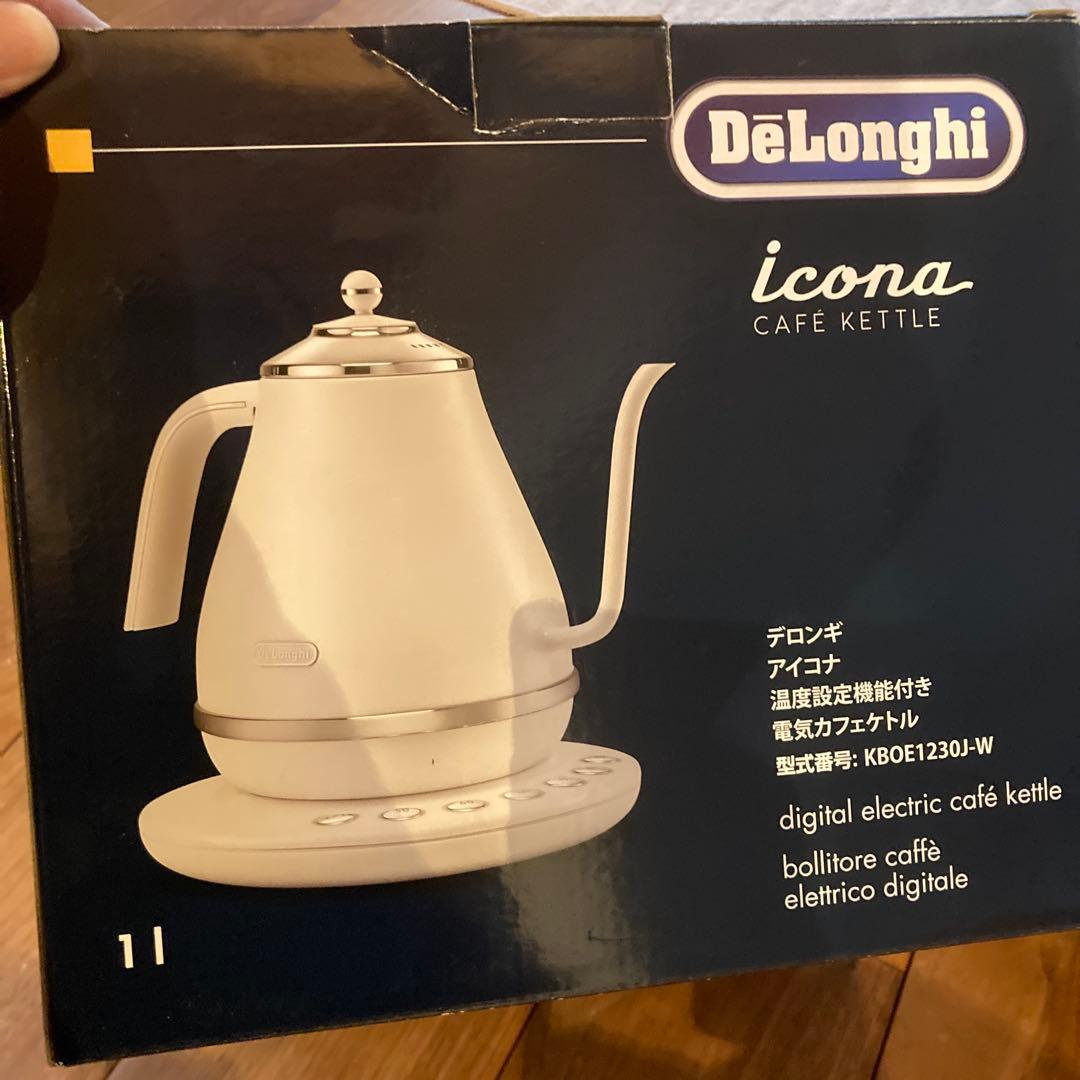 DeLonghi アイコナ カフェケトル KBOE1230J-W