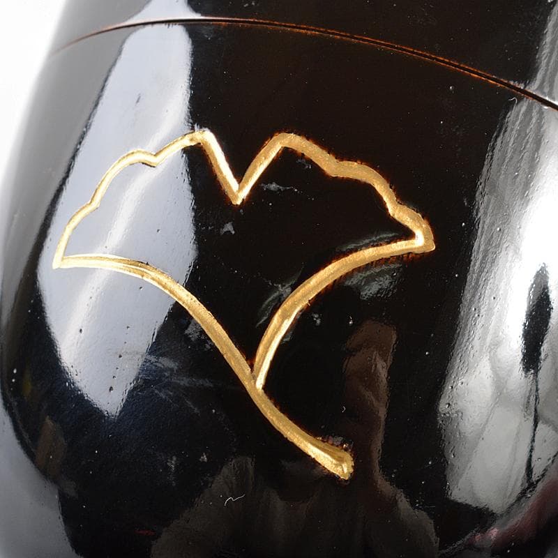 茶道具　吉田一峰作　鵬雲斎好　五葉棗　共箱　V　R5304