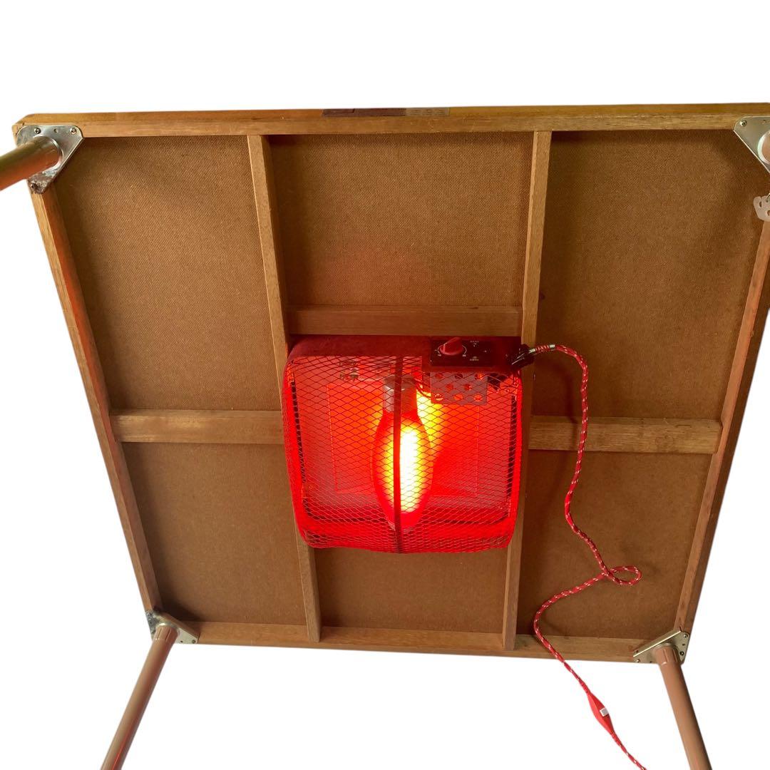 レトロ　赤外線こたつ　動作良好　HU-905G 麻雀　天板付き