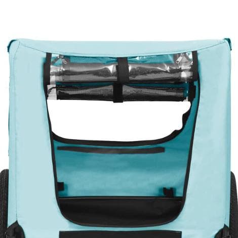 自転車用ペットトレーラー ブルー＆ブラック