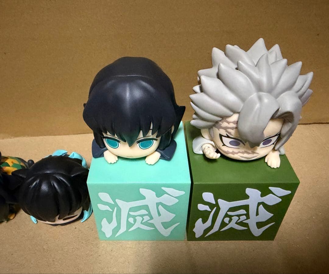 鬼滅の刃 ひっかけフィギュア おひるねこ 冨岡義勇 不死川実弥 時透無一郎