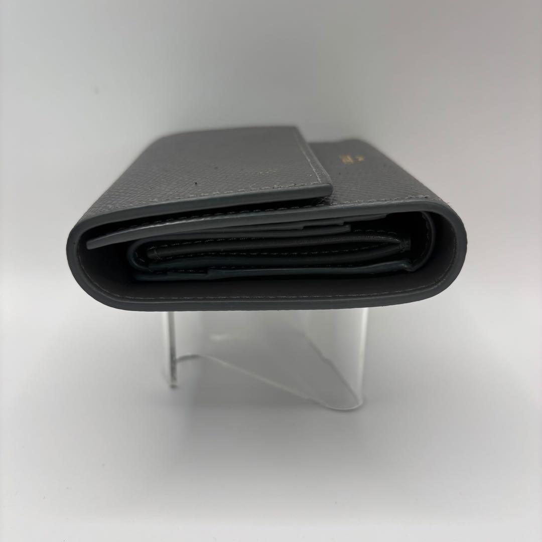 CELINE スモールトリフォールドウォレット グレー　三つ折り財布　財布