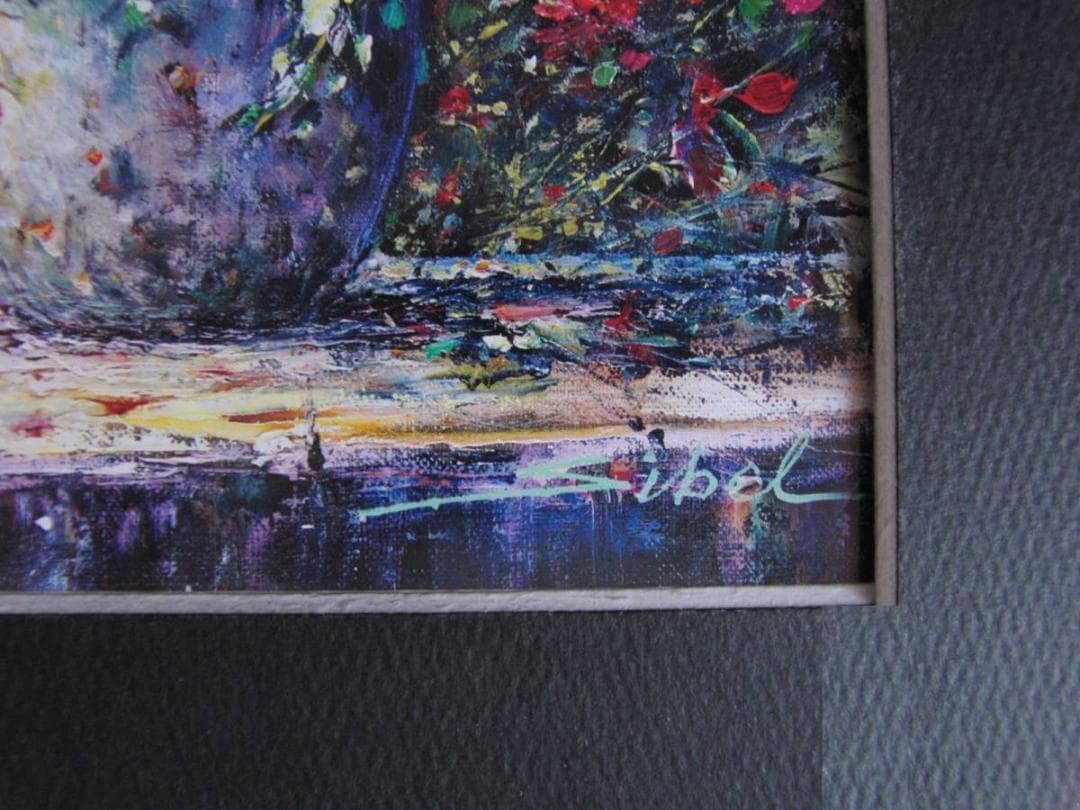 スイベル・ギュレー、希少な額装用画集より、新品額装付、状態良好