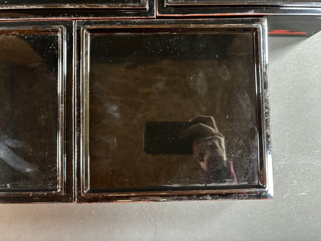 セール　重箱　漆器　五段重　お正月　曙塗　輪島