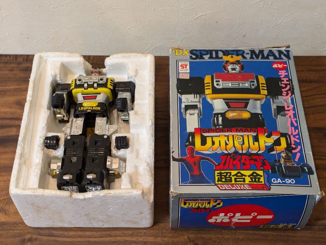【箱付】スパイダーマン レオパルドン GA-90 超合金　フィギュア
