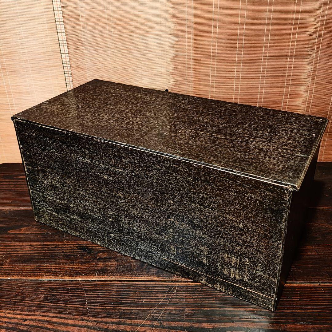 木製棚　書類棚　昭和レトロ　木箱　古家具