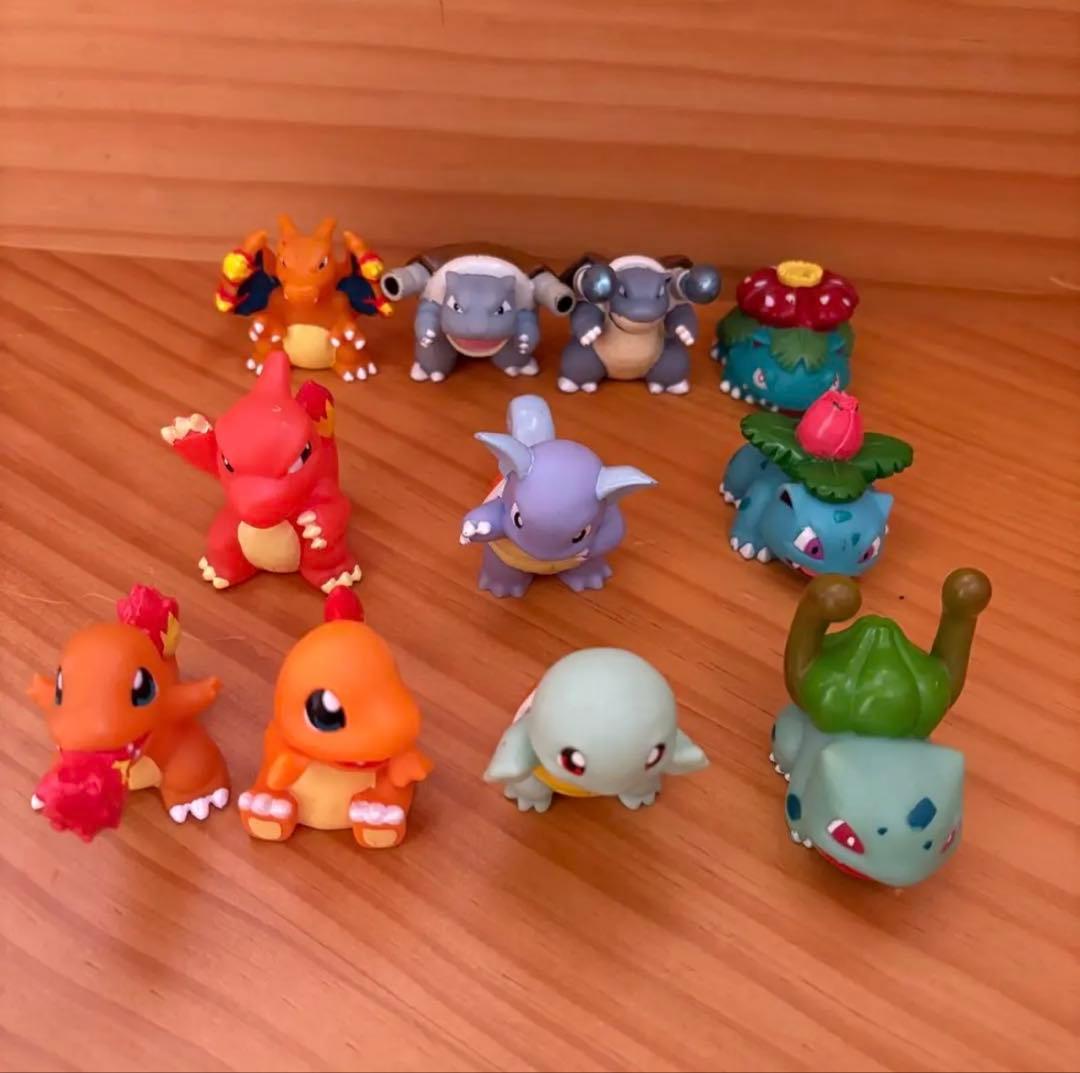 ポケモン指人形 45+11体セット　伝説 幻 初代御三家