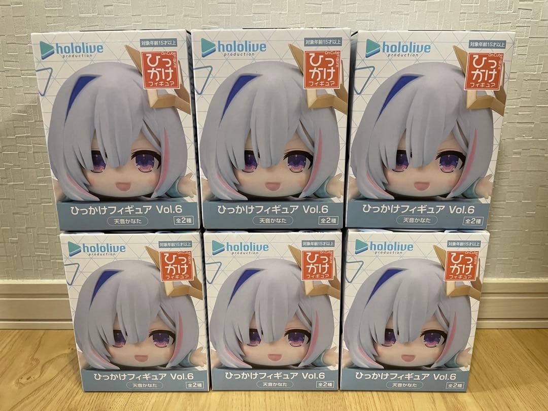 天音かなた　ひっかけフィギュア　6点セット