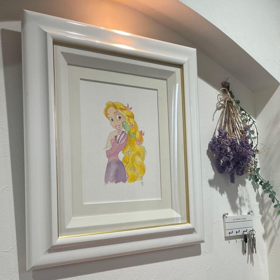 D*m様 【美品】トリシア RAPUNZEL & PASCAL 原画 直筆サイン