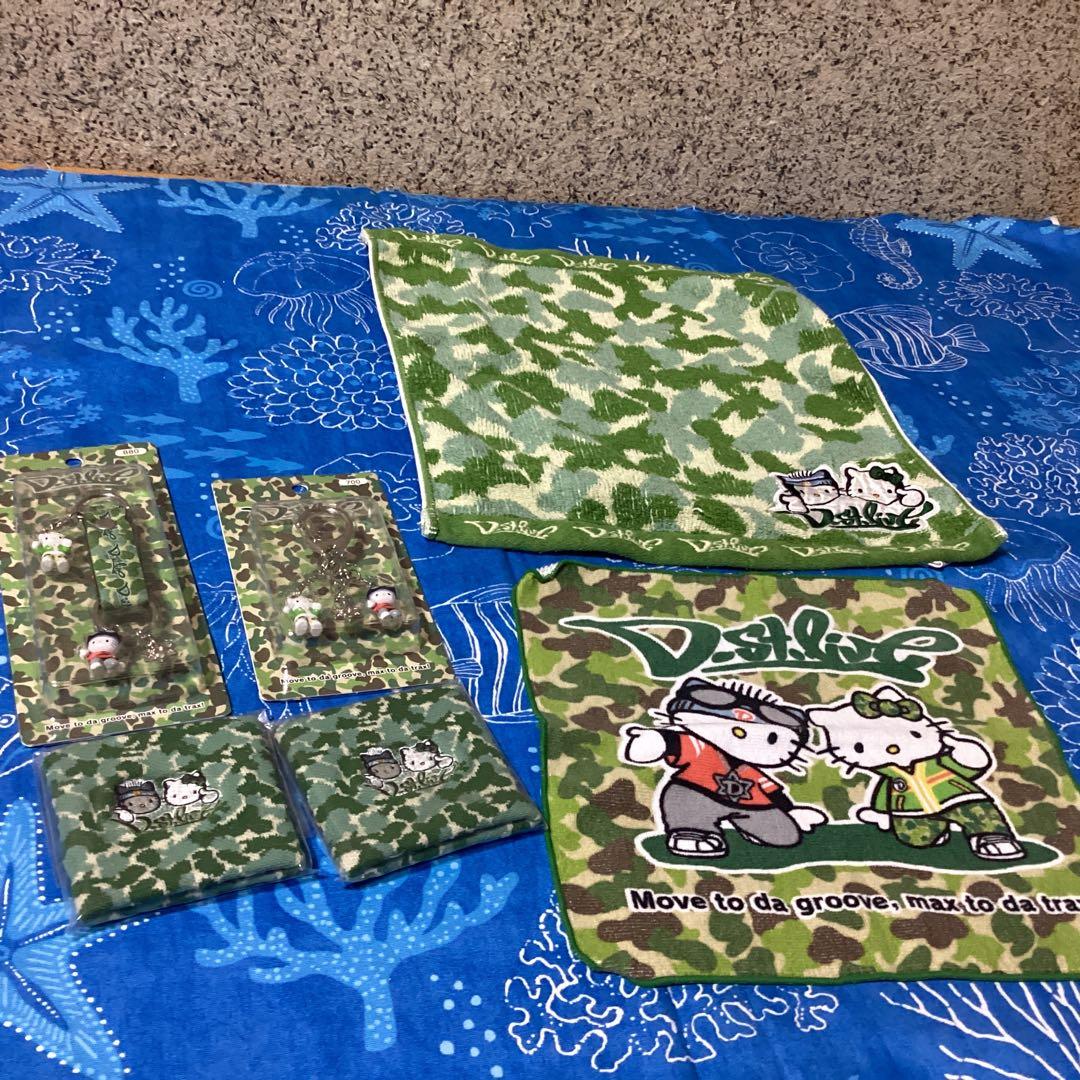 3434 D-st.Live ハローキティストラップ &リストバンド &ハンカチ