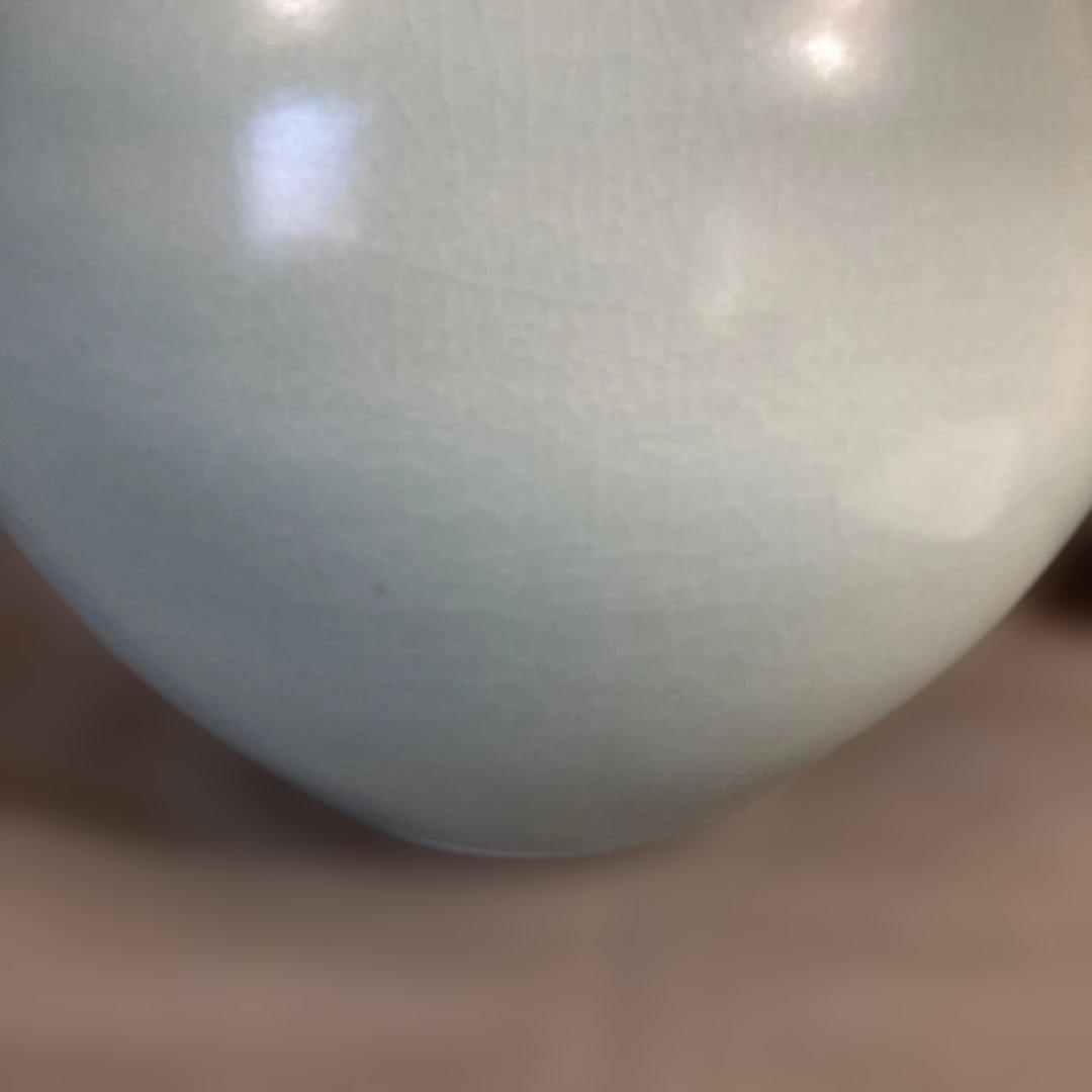 【期間特選価格】青磁の世界　中島ブルー　弓野窯　人間国宝　中島宏作　青磁　壷