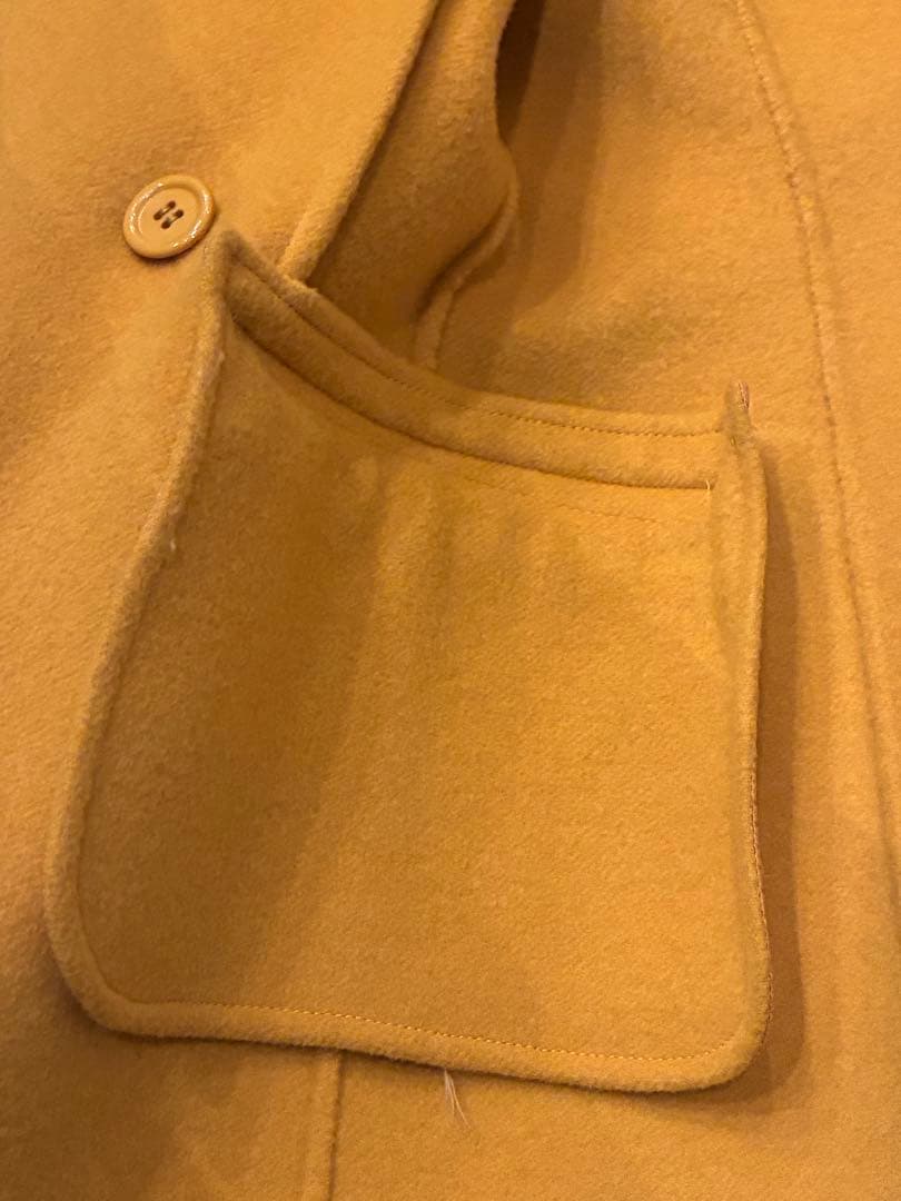 Yves Saint Laurent イエローテーラードジャケット コート　36