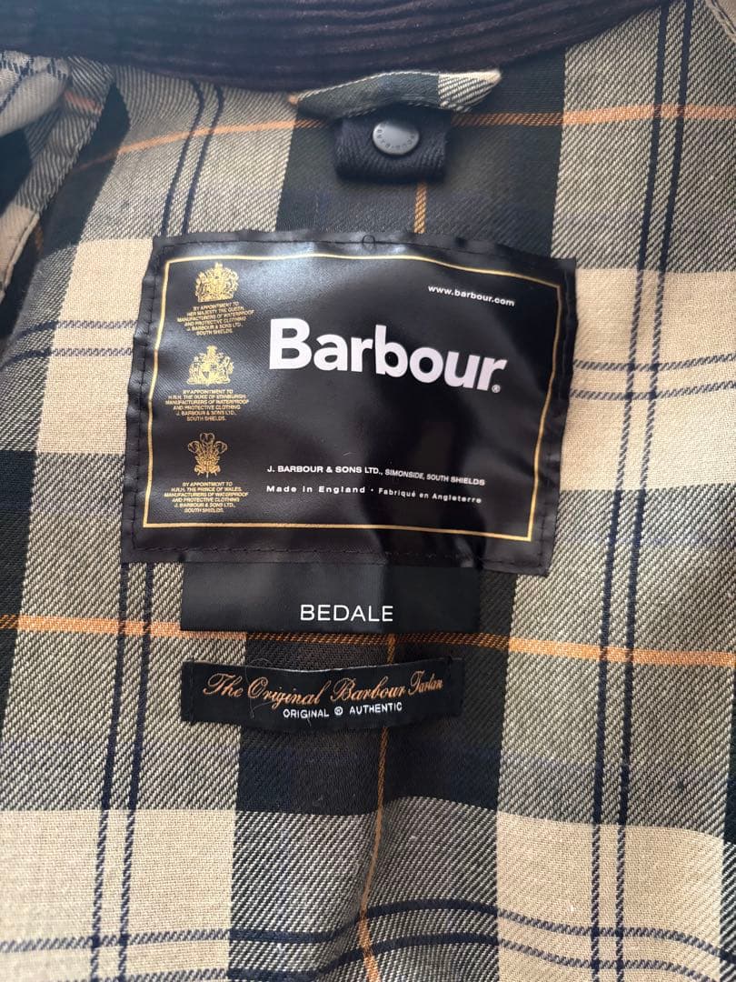 Barbour BEDALE セージ　34 ダークグリーン ジャケット