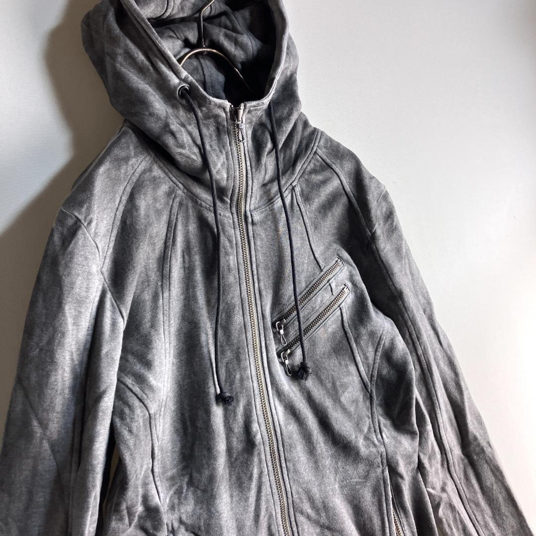 青みそさま　FUGA ネオグランジ y2k 変形フーディ マルチジップ フェード