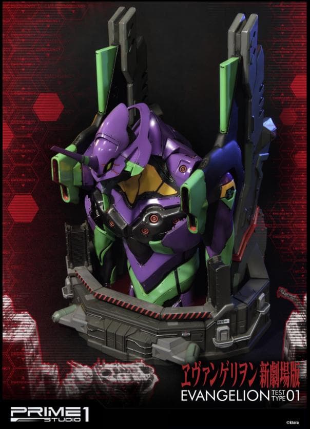 世界１００体限定『プライム１スタジオ』プレミアムバスト エヴァンゲリオン 初号機