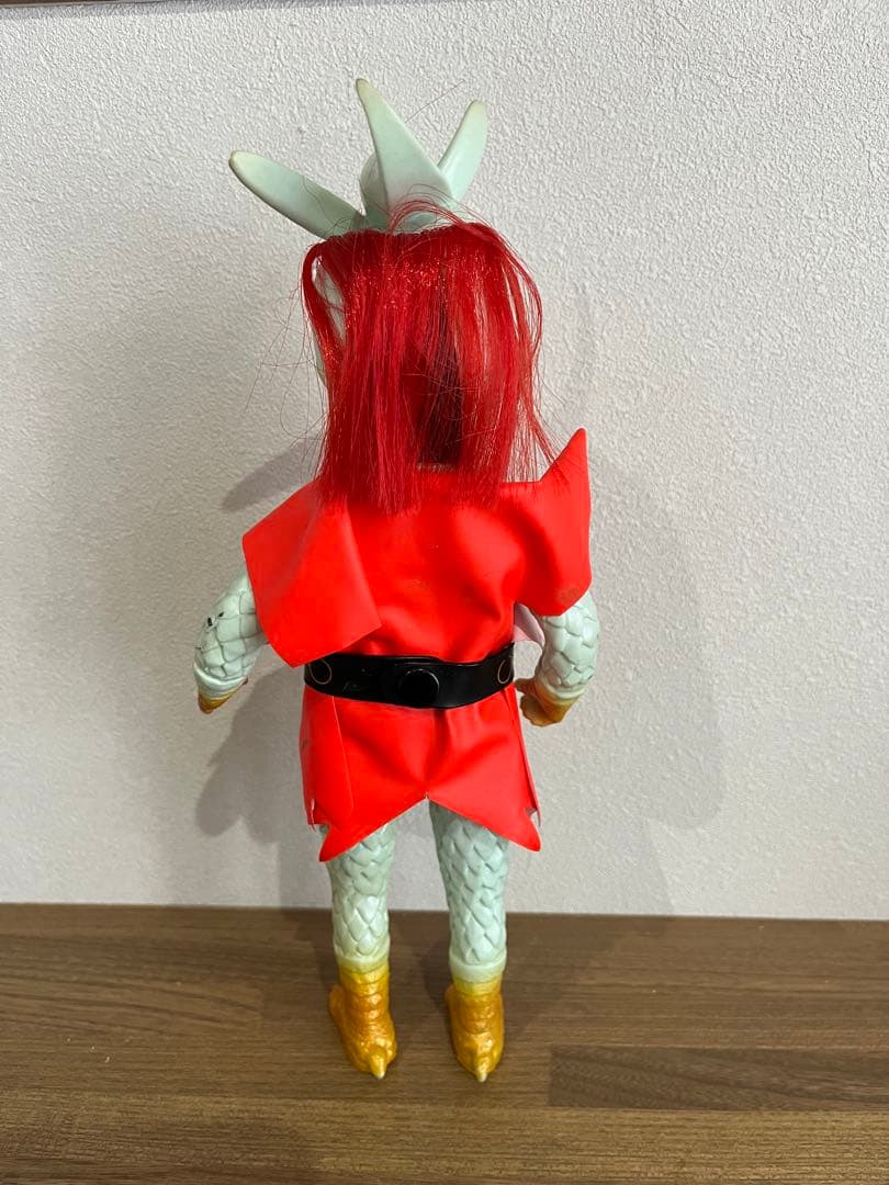 【希少 当時物】変身忍者 嵐 面取れ ソフビ バンダイ 昭和レトロ