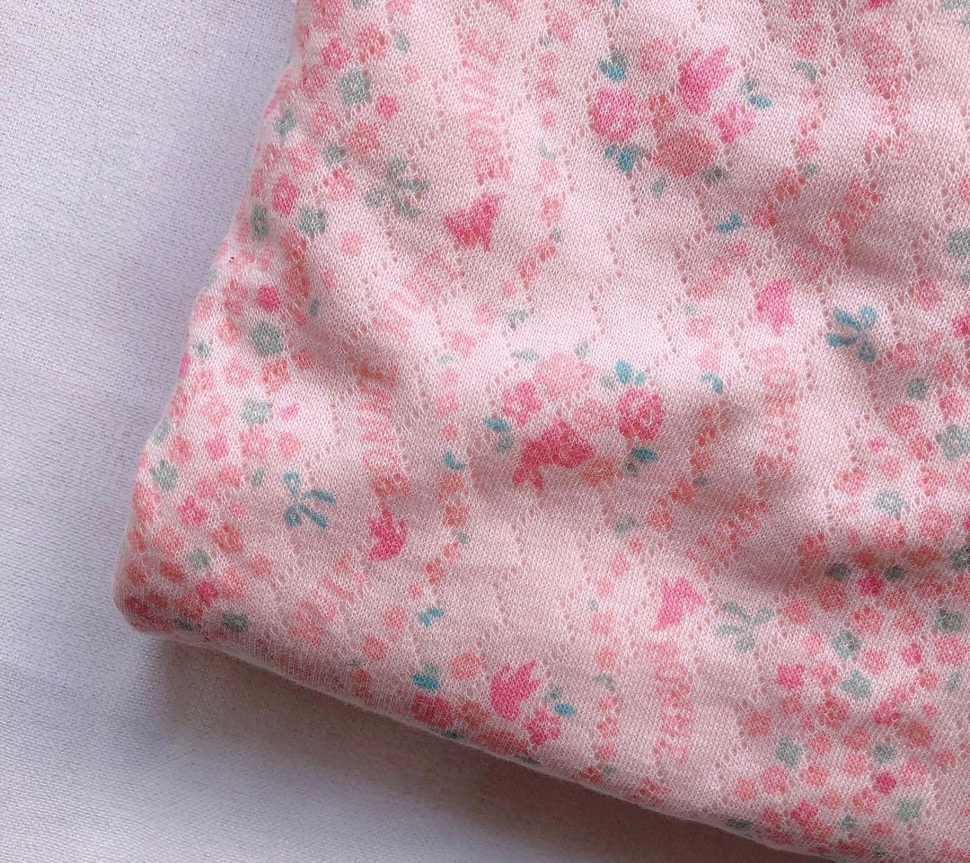 綿100%・中綿入り★ 女児パジャマ　ワコールキッズ　ルームウェア　12