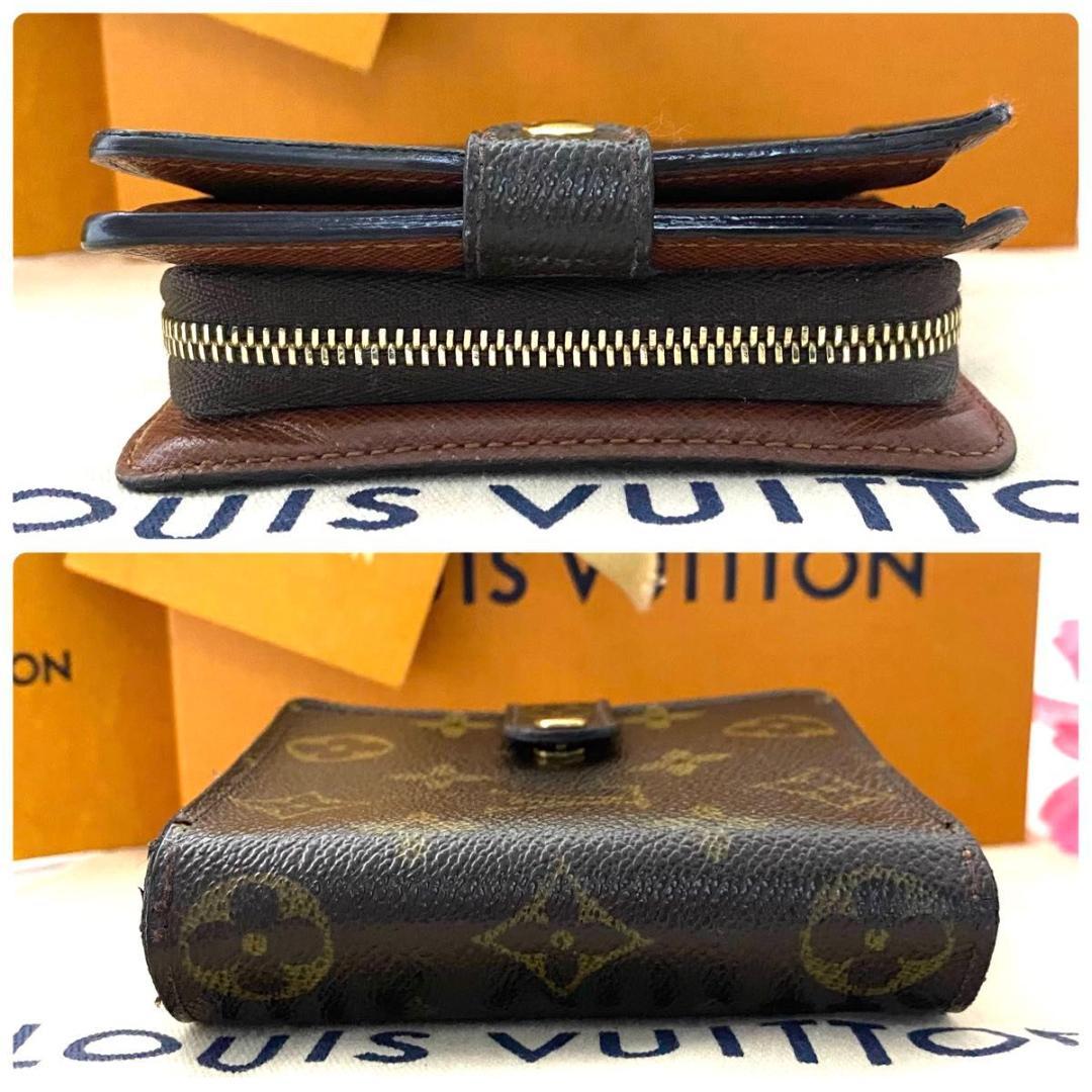 ルイ ヴィトン◎モノグラム コンパクトジップ ラウンドファスナー 二つ折り財布