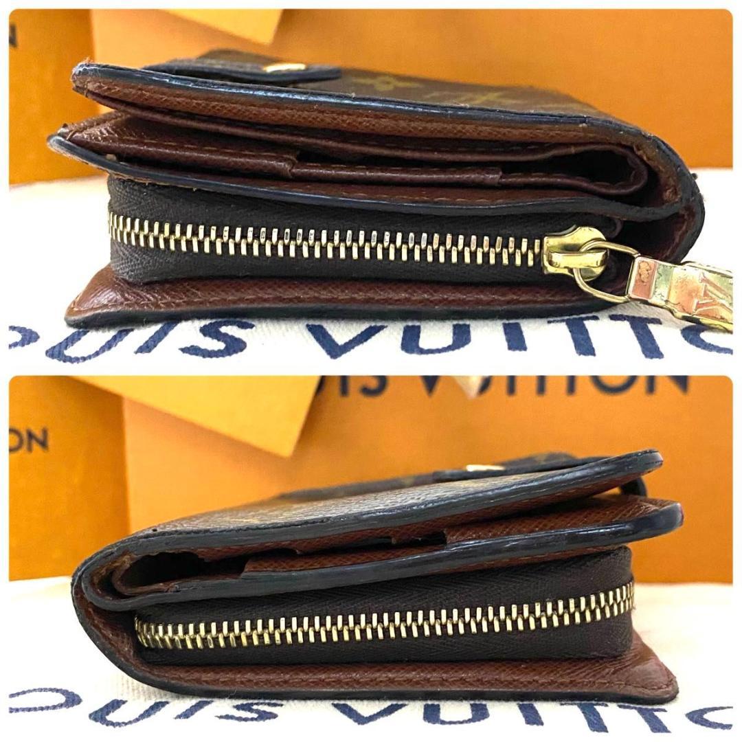 ルイ ヴィトン◎モノグラム コンパクトジップ ラウンドファスナー 二つ折り財布
