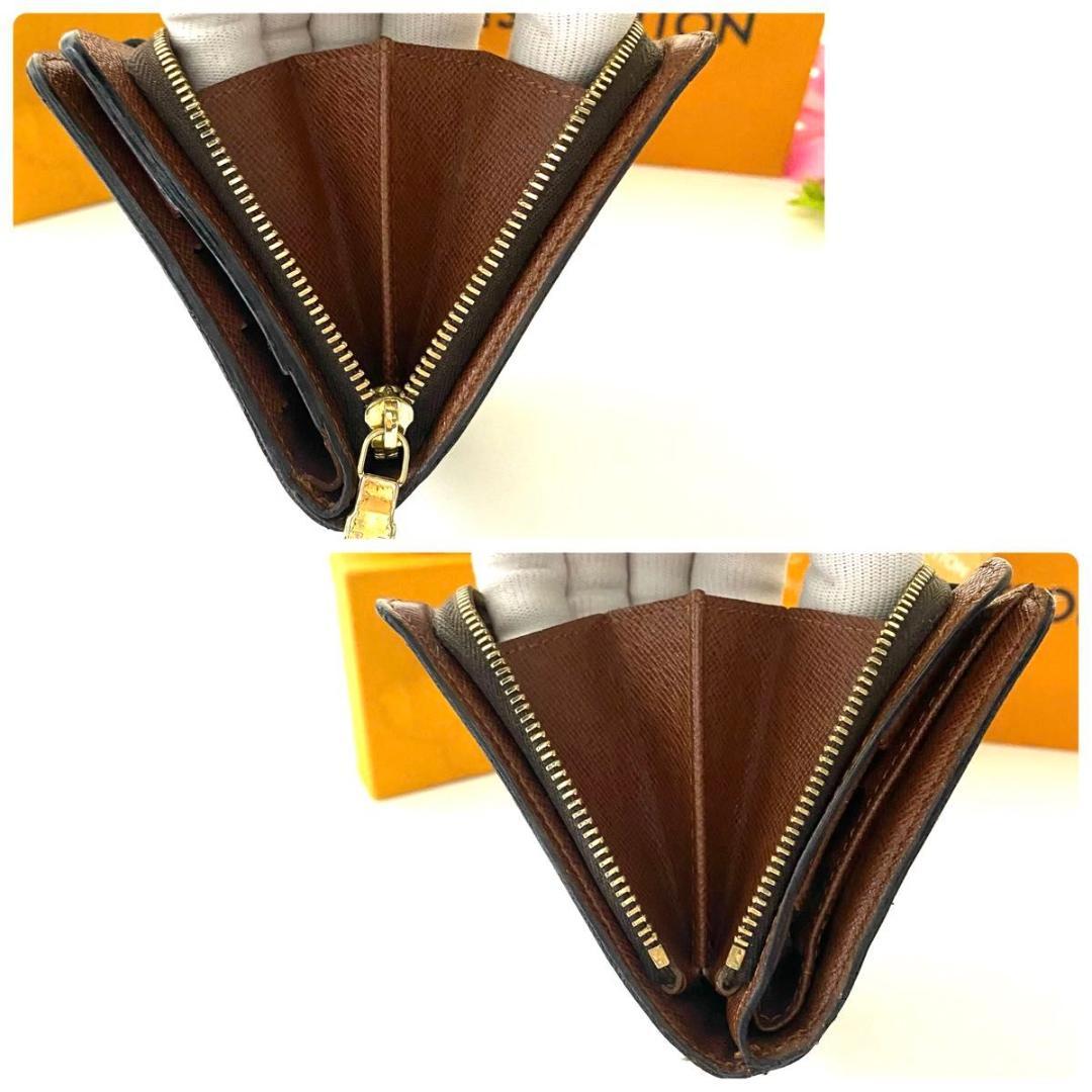 ルイ ヴィトン◎モノグラム コンパクトジップ ラウンドファスナー 二つ折り財布