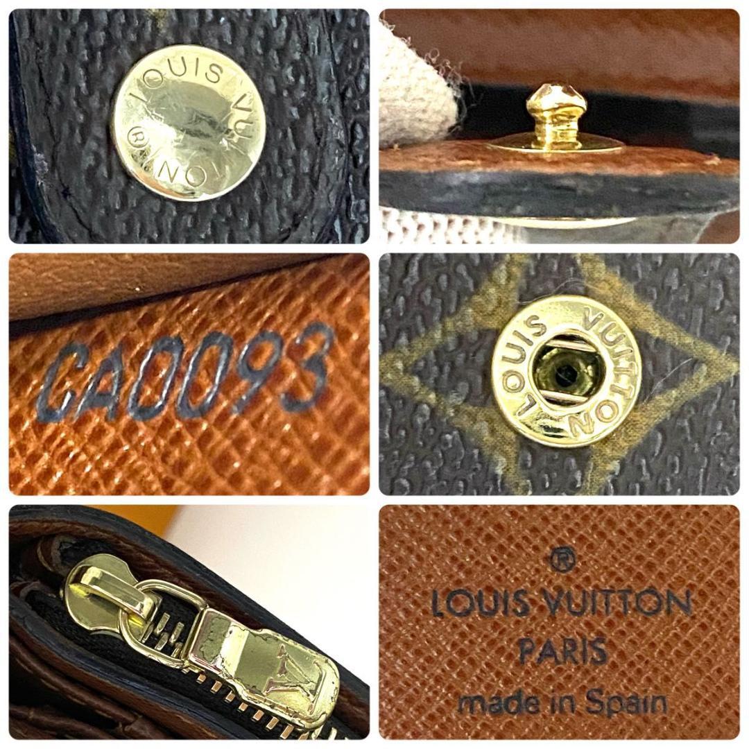 ルイ ヴィトン◎モノグラム コンパクトジップ ラウンドファスナー 二つ折り財布