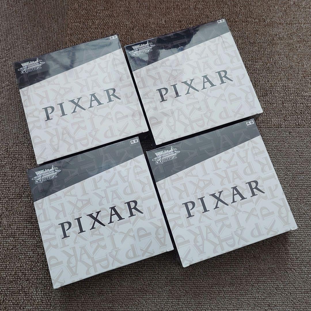 ヴァイスシュヴァルツ PIXAR CHARACTERS シュリンク未開封4BOX