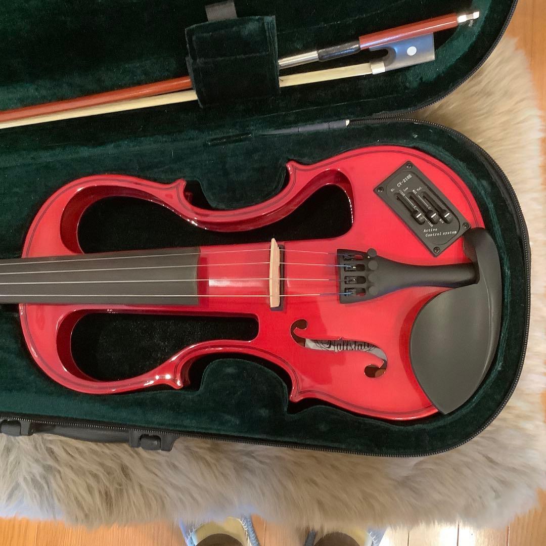 エレクトリックバイオリン　レッドGV-210B