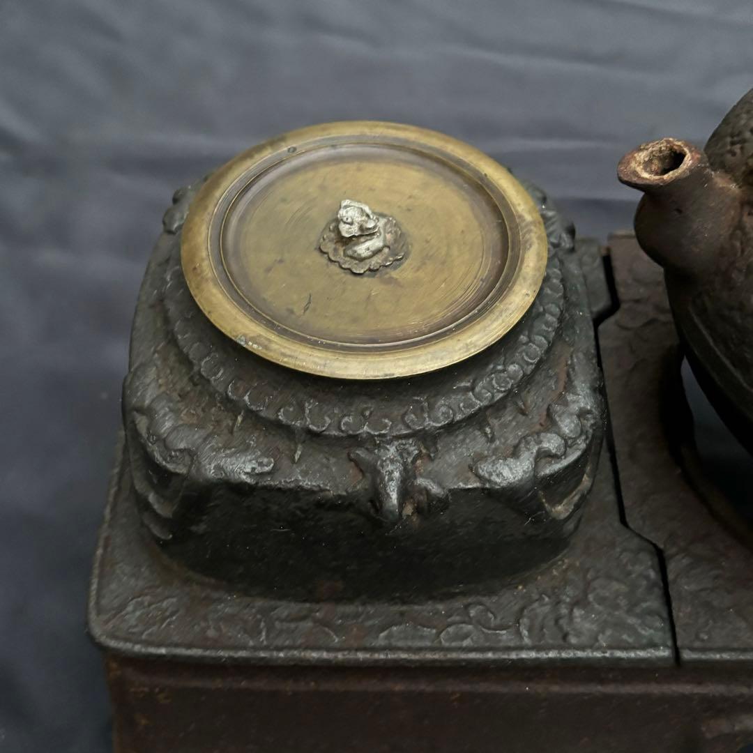 【送料込‼︎即日発送‼︎】龍文堂造 高級鉄瓶 南部鉄器